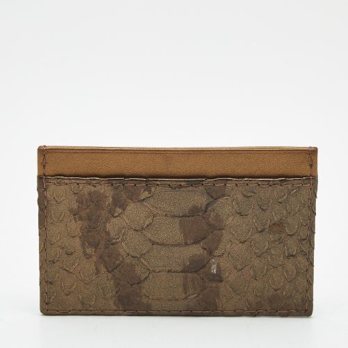 Python and Leather Card Holder - CH Carolina Herrera - Modalova
