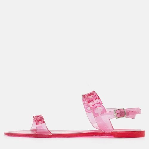 CH Carolina Herrera Pink Jelly Ankle Strap Flat Sandals Size 37 - CH Carolina Herrera - Modalova