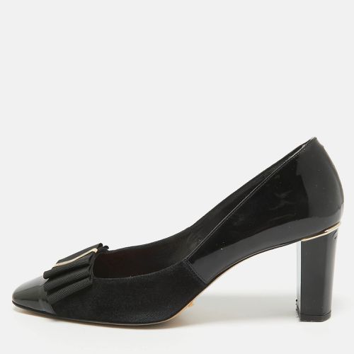 CH Carolina Herrera Black Patent Leather and Suede Bow Pumps Size 40 - CH Carolina Herrera - Modalova