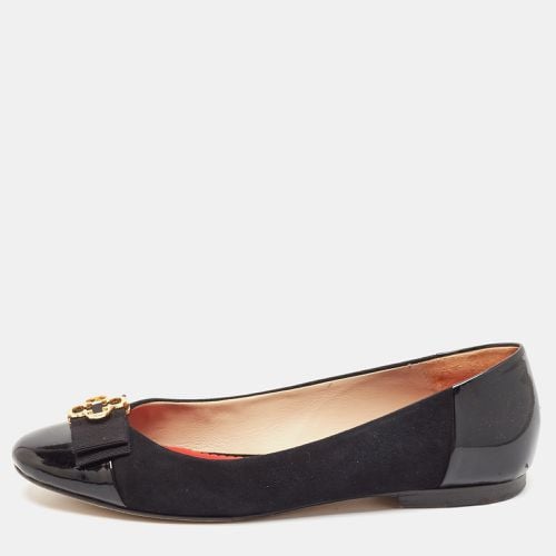 CH Carolina Herrera Black Patent Leather and Suede Ballet Flats Size 37 - CH Carolina Herrera - Modalova