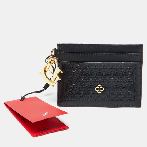 Monogram Embossed Leather Card Holder - CH Carolina Herrera - Modalova