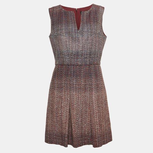 Tweed Sleeveless Short Dress L - Chanel - Modalova