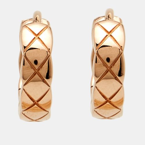 Chanel Coco Crush 18k Rose Gold Earrings - Chanel - Modalova