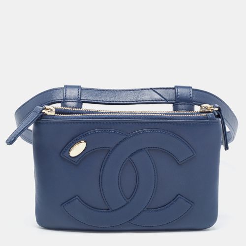 Chanel Blue Leather CC Mania Waist Bag - Chanel - Modalova