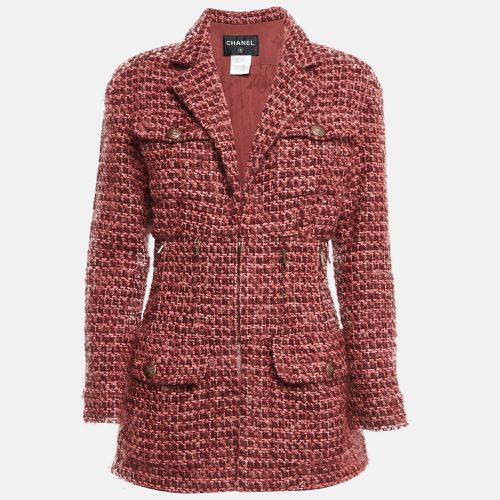 Chanel Pink Tweed Cara Delevingne Style Jacket M - Chanel - Modalova