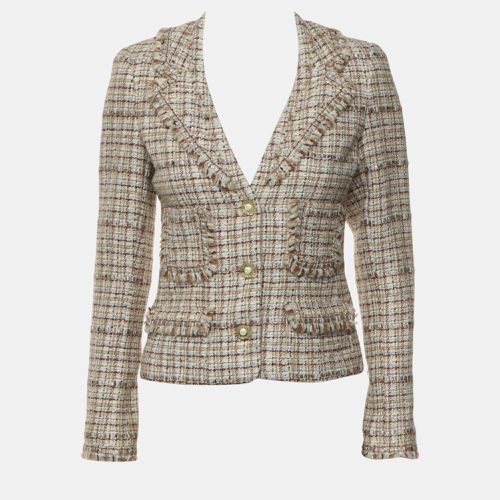 Chanel Vintage 04P Tweed Buttoned Up Blazer - Chanel - Modalova