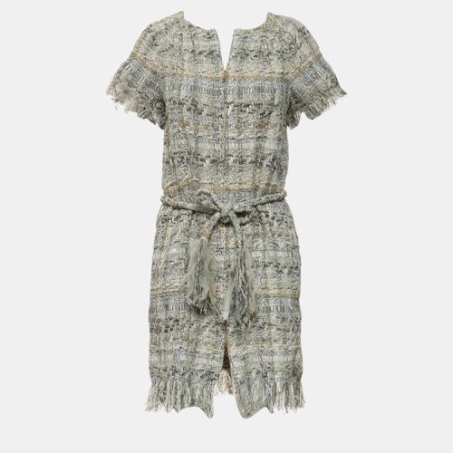 Chanel Tweed Zip Up Dress M - Chanel - Modalova