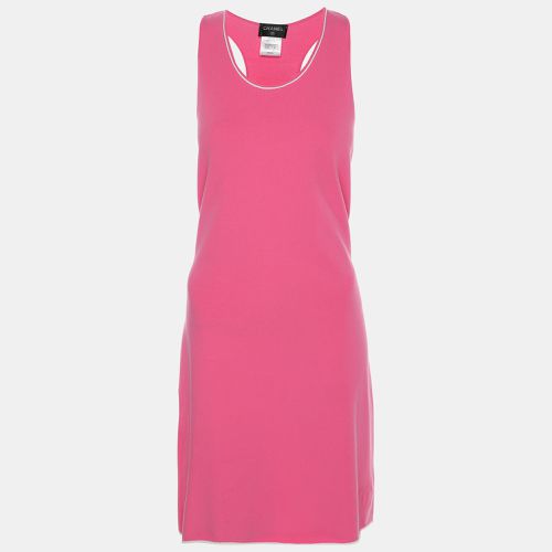 Chanel Pink Stretch Knit Racer Back Midi Dress M - Chanel - Modalova