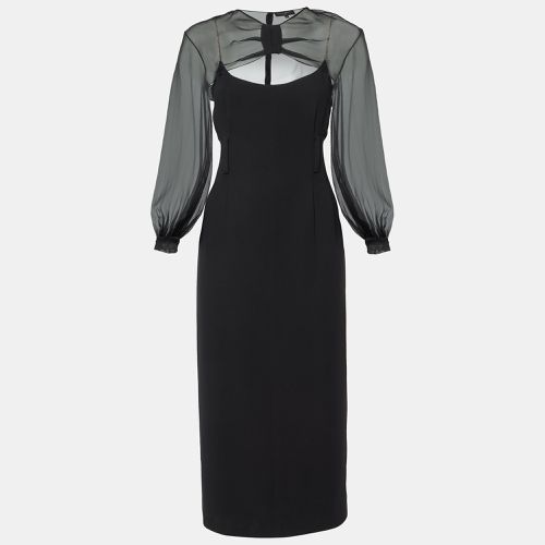 Chanel Black Silk Top and Midi Dress Set S - Chanel - Modalova