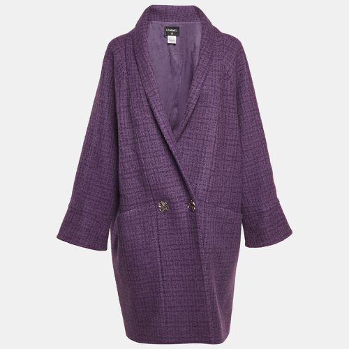 Wool Double Breasted Coat L - Chanel - Modalova