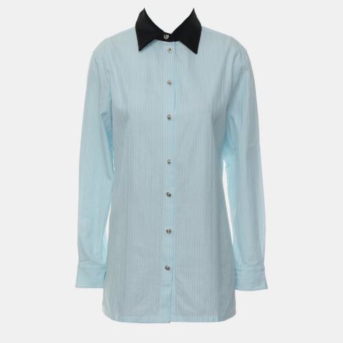 Chanel Blue Cotton Stripes Shirt FR Women 34 - Chanel - Modalova