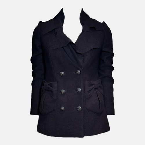 Chanel 2016 Black Wool Sun Buttons Jacket - Chanel - Modalova