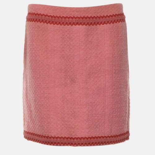 Chanel Pink Wool Vintage Tweed Skirt FR Women 38 - Chanel - Modalova