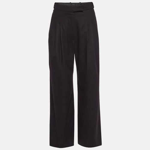 Chanel Black Wool Wide Leg Trousers S - Chanel - Modalova