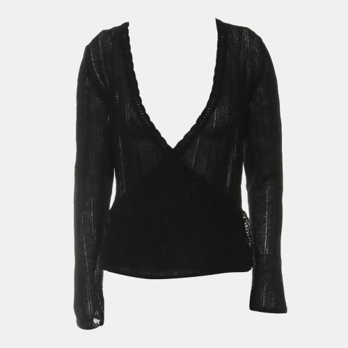 Chanel Black Button-up Sweater - Chanel - Modalova