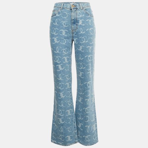 Chanel Blue CC Pattern Denim Sequin Pocket Jeans M/Waist 28" - Chanel - Modalova