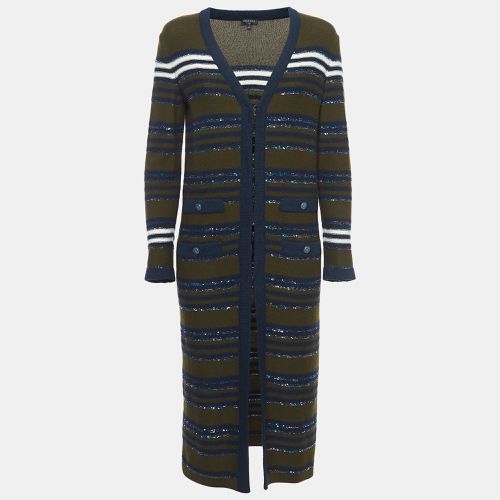 Striped Cashmere Long Cardigan S - Chanel - Modalova