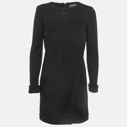 Chanel Black Wool Jersey Short Shift Dress M - Chanel - Modalova