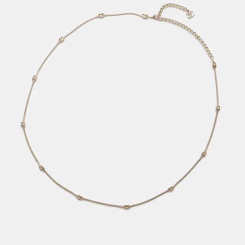 Chanel Gold Metal CC Logo Necklace - Chanel - Modalova