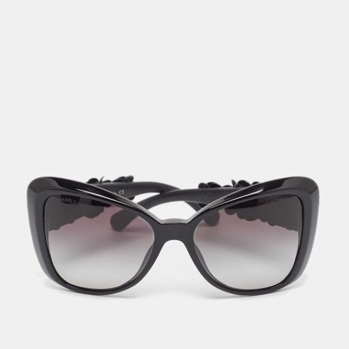 Chanel Black Gradient 5317-G CC Camellia Butterfly Sunglasses - Chanel - Modalova