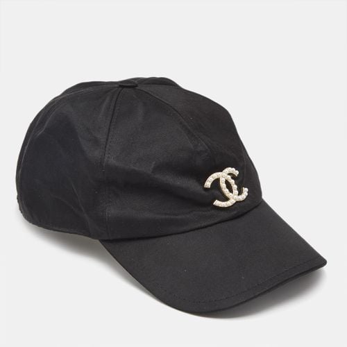 Chanel Black Pearl CC Silk Baseball Cap - Chanel - Modalova