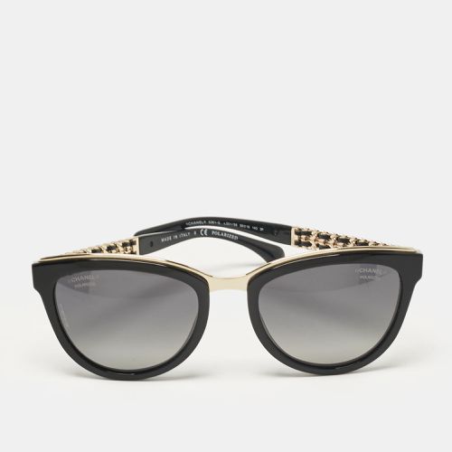 Chanel Black Gradient 5361-Q Chain Polarized Cat Eye Sunglasses - Chanel - Modalova