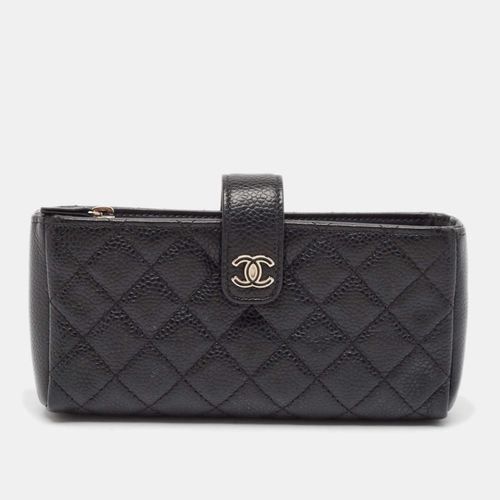 Red Quilted Leather CC Phone Holder Pouch - Chanel - Modalova