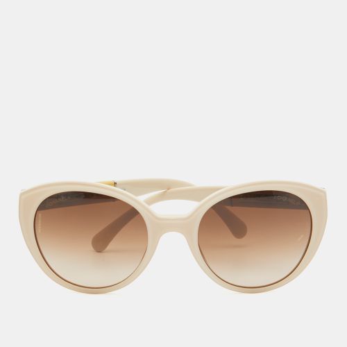 Brown Gradient 5252Q Cat Eye Sunglasses - Chanel - Modalova