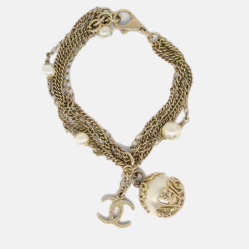 Chanel Artificial Pearl Gold 06P Bracelet - Chanel - Modalova