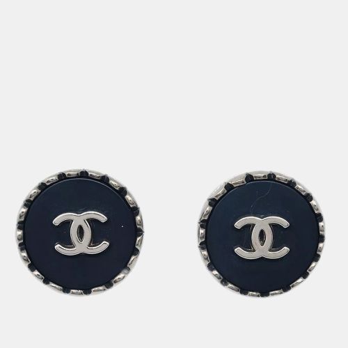 Chanel Black Button Clip-On Earrings 96A - Chanel - Modalova