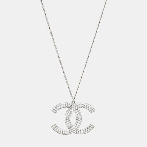 CC Crystal Tone Pendant Necklace - Chanel - Modalova