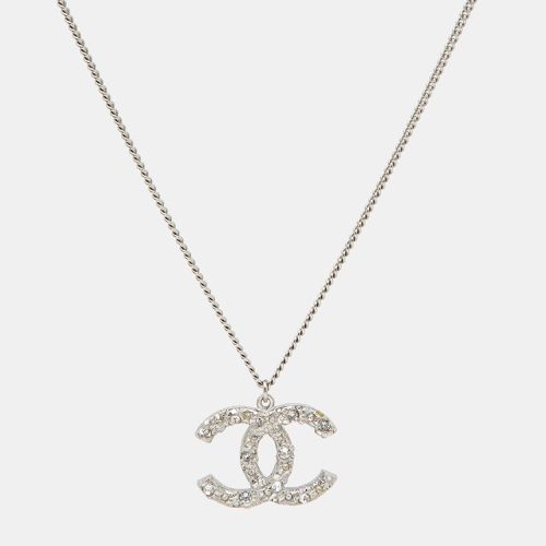 CC Crystals Tone Pendant Necklace - Chanel - Modalova