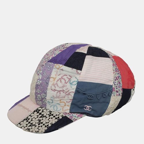 Chanel Embroidered Patch Newsboy Hat - Chanel - Modalova