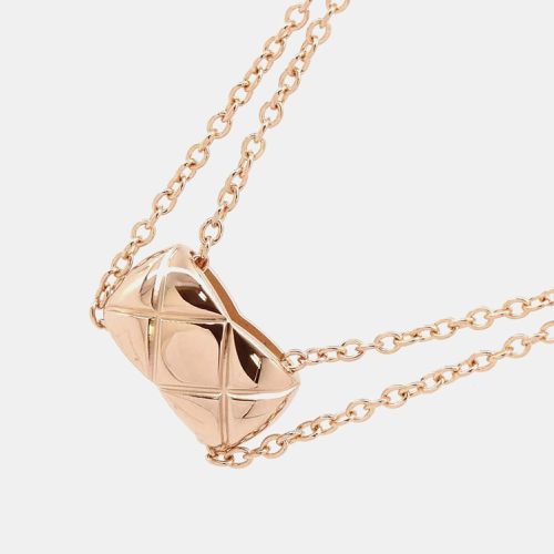 Chanel 18K Pink Gold Coco Crush Necklace - Chanel - Modalova