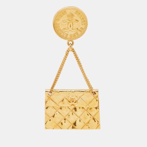 Rue Cambon Bag Charm Tone Brooch - Chanel - Modalova
