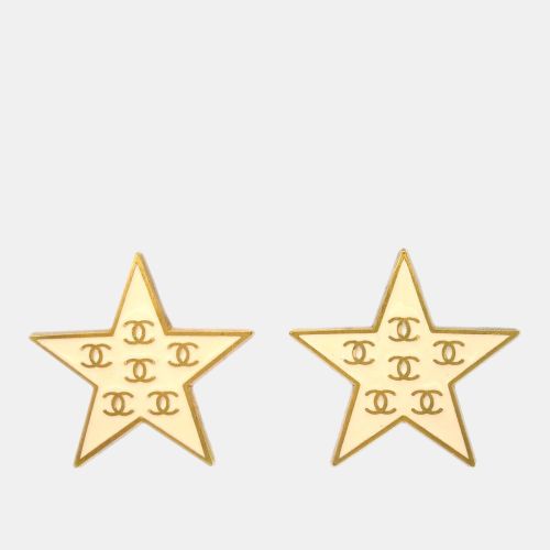 Chanel Star Earrings Clip-On White - Chanel - Modalova