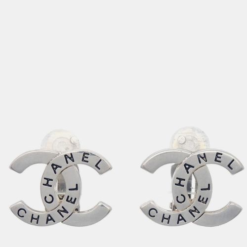 Chanel CC Earrings Clip-On Silver 98P - Chanel - Modalova