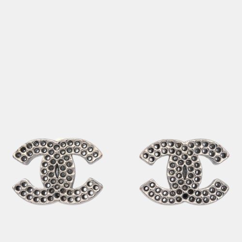Chanel CC Earrings Clip-On Silver - Chanel - Modalova