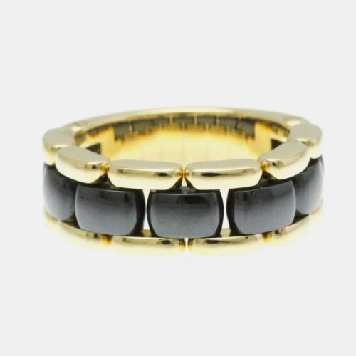 Chanel 18K Yellow Gold Ultra Collection Ceramic No Stone Ring - Chanel - Modalova