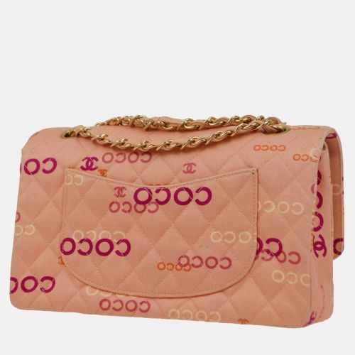 Coco Classic Double Flap Medium Canvas Shoulder Bag - Chanel - Modalova