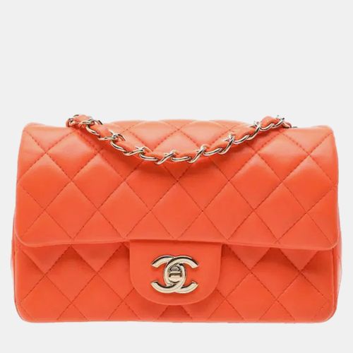 Classic Mini Rectangular Lambskin Gold Metal Shoulder Bag - Chanel - Modalova