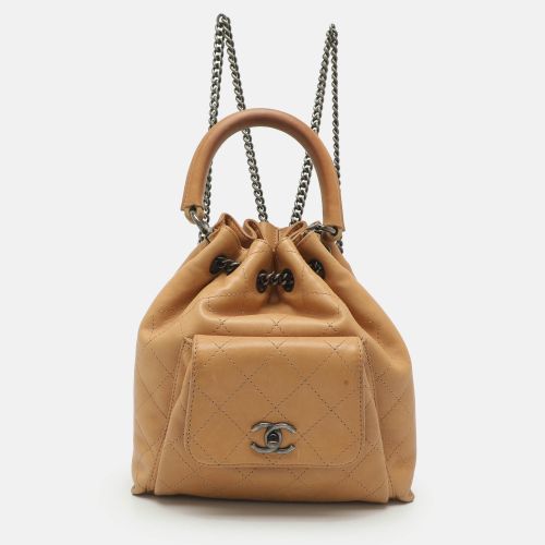 Uraban Luxury Leather Drawstring Backpack - Chanel - Modalova