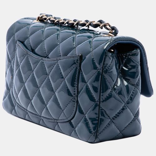Mini Rectangular Classic Single Flap Patent Leather Shoulder Bag - Chanel - Modalova