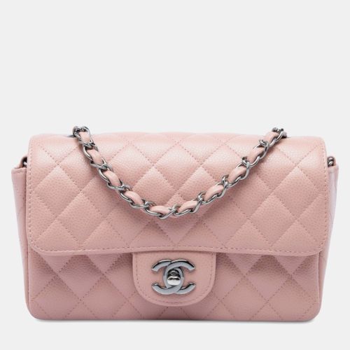 Mini Rectangular Classic Flap Light Caviar Leather Shoulder Bag - Chanel - Modalova