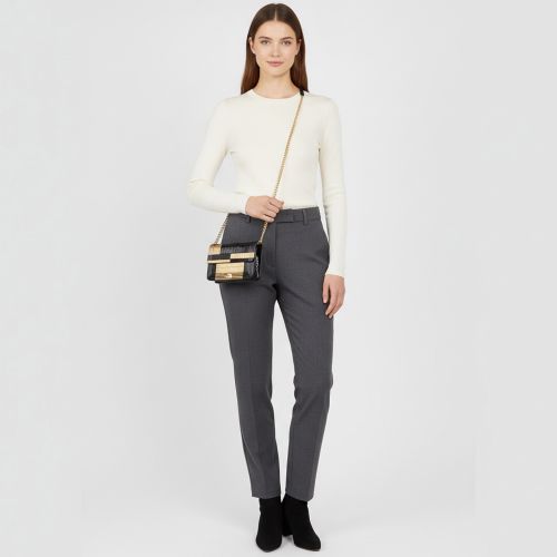 Boy Flap /Gold Croc and Python Embossed Leather Wallet on Chain - Chanel - Modalova