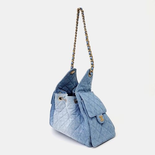 Light Denim Drawstring Bag - Chanel - Modalova