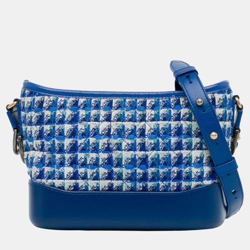 Louis Vuitton Blue Small Tweed Gabrielle Hobo - Chanel - Modalova