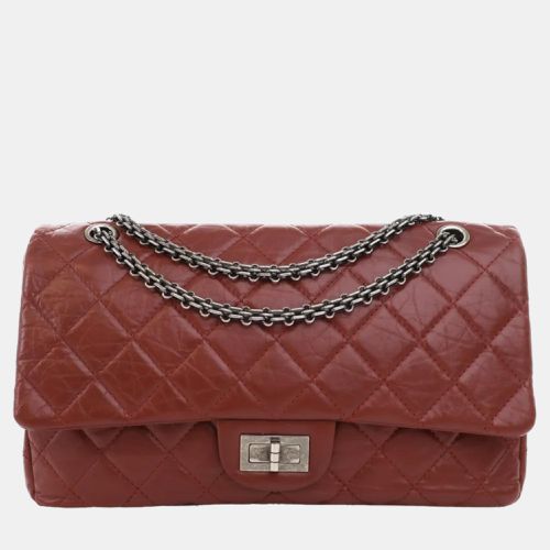 Chanel Red Leather 227 Medium Reissue Double Flap Reissue Shoulder Bag - Chanel - Modalova