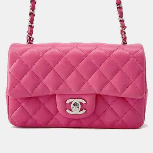 Leather Mini Rectangular Flap Bag - Chanel - Modalova