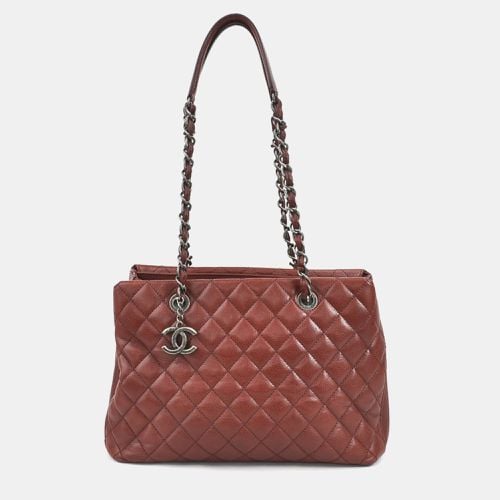 Bordeaux Quilted Caviar Large City Shopping Tote Bag - Chanel - Modalova